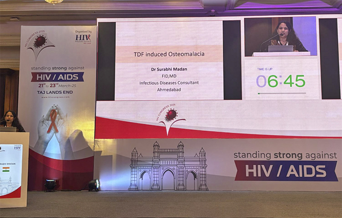 Spoke on Tenofovir-Induced Osteomalacia at HIV Congress 2025