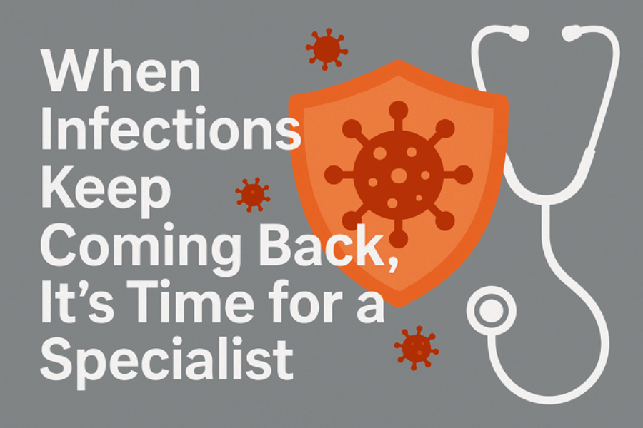 When Infections Keep Coming Back, It’s Time for a Specialist